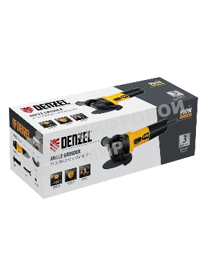 Угловая шлифовальная машина Denzel AGL125-900, 900 Вт, 125мм, 11000 об/мин