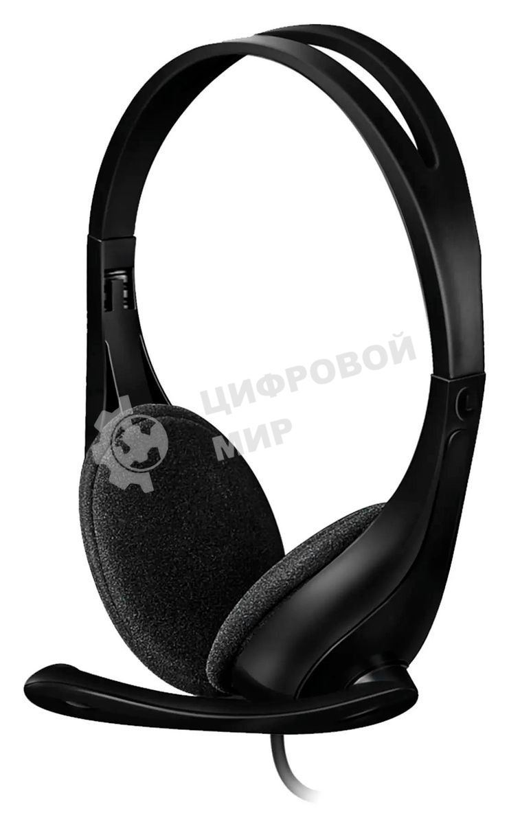 Гарнитура A4Tech HU-9 чёрный, проводная