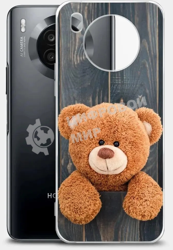 Чехол (клип-кейс) BoraSCO для Honor 50 Lite ArtWorks прозрачный/рисунок (51284)