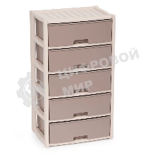 Комод Альтернатива М8760 Колорит 5 секции, бежевый, широкий