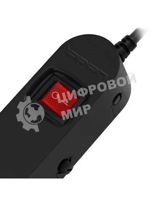 Сетевой фильтр Ippon NF-EU-3-10 3 м, 6 розеток, черный, коробка