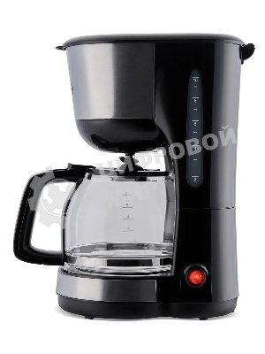 Кофеварка капельная Domfy metal DSM-CM301 1000Вт черный/серебристый