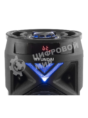 Минисистема Hyundai H-MC180 черный 80Вт/FM/USB/BT/SD/MMC