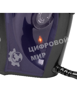 Утюг BBK ISE-2413 (B/V) черный/фиолетовый, 2400 Вт, 40 г/мин, 140 г/мин, 450 мл