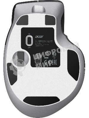 Мышь беспроводная Acer OMR405 черный, 4800 dpi, радиоканал, Bluetooth, USB, кнопки - 8