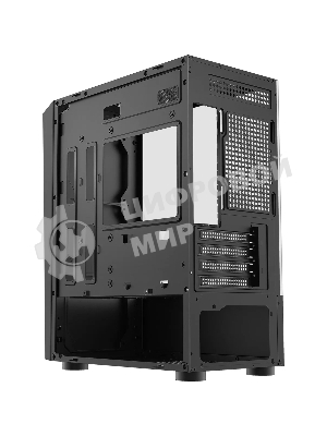 Компьютерный корпус Bloody BD-CC102F черный без БП mATX 2x120мм 2xUSB 2.0 1xUSB 3.0 audio bott PSU