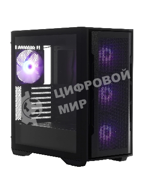 Компьютерный корпус Cougar Uniface X RGB V2 Black, 4x140мм ARGB PWM Fan, ARGB PWM Fan Hub, без БП, E-ATX