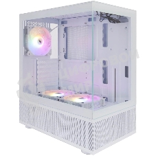 Компьютерный корпус 1STPLAYER MIKU Mi7-A белый, ATX, 3x120мм LED fans