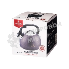 Чайник для плиты AGNESS 907-251 черный индуция 2,5 л