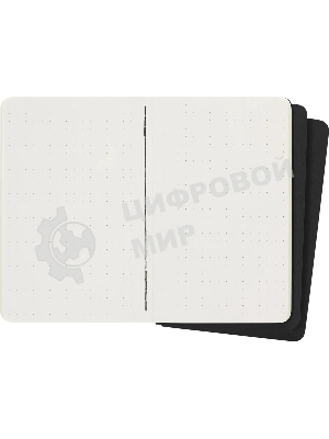 Блокнот Moleskine CAHIER JOURNAL QP314 Pocket 90x140 мм обложка картон 64стр. пунктир черный (3 шт)