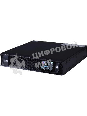Источник бесперебойного питания Powercom Next, On-Line, 1500VA/1500W, Rack/Tower, 8*IEC320-C13, LCD, Serial+USB, SmartSlot, подкл. доп. Бат.