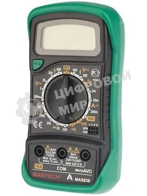 Мультиметр портативный Mastech MAS838, ручной 13-2008