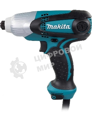 Дрель-шуруповерт Makita TD0101F, 230 Вт, 100 Нм, щеточный, ударный
