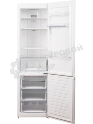 Холодильник Weissgauff CBN2WB1W2 INVERTER белый двухкамерный 280/108л морозилка снизу, No Frost