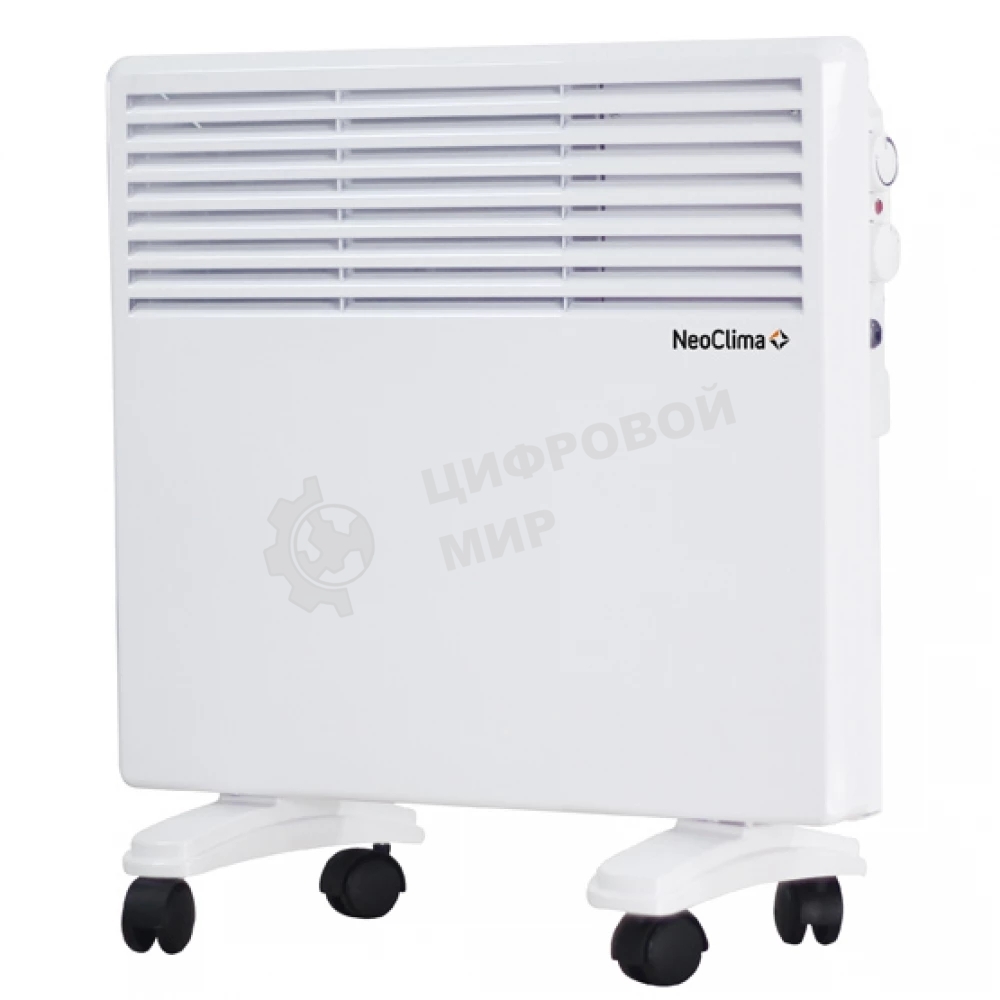 Конвектор электрический Neoclima Intenso 2000 белый, 2000 Вт, 25 м2, термостат