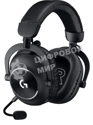 Гарнитура Logitech G Pro X 2 Lightspeed черный, беспроводная + проводная, Bluetooth/USB/3.5 мм, до 50 ч