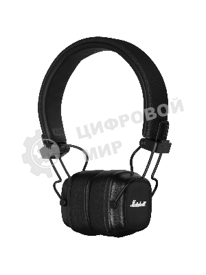 Беспроводные/проводные наушники Marshall Major IV черный, накладные, Bluetooth + проводной, беспроводная зарядка, до 80 ч