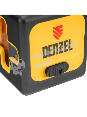 Лазерный уровень Denzel DQB, 30 м, зеленый луч, батарейки, сумка
