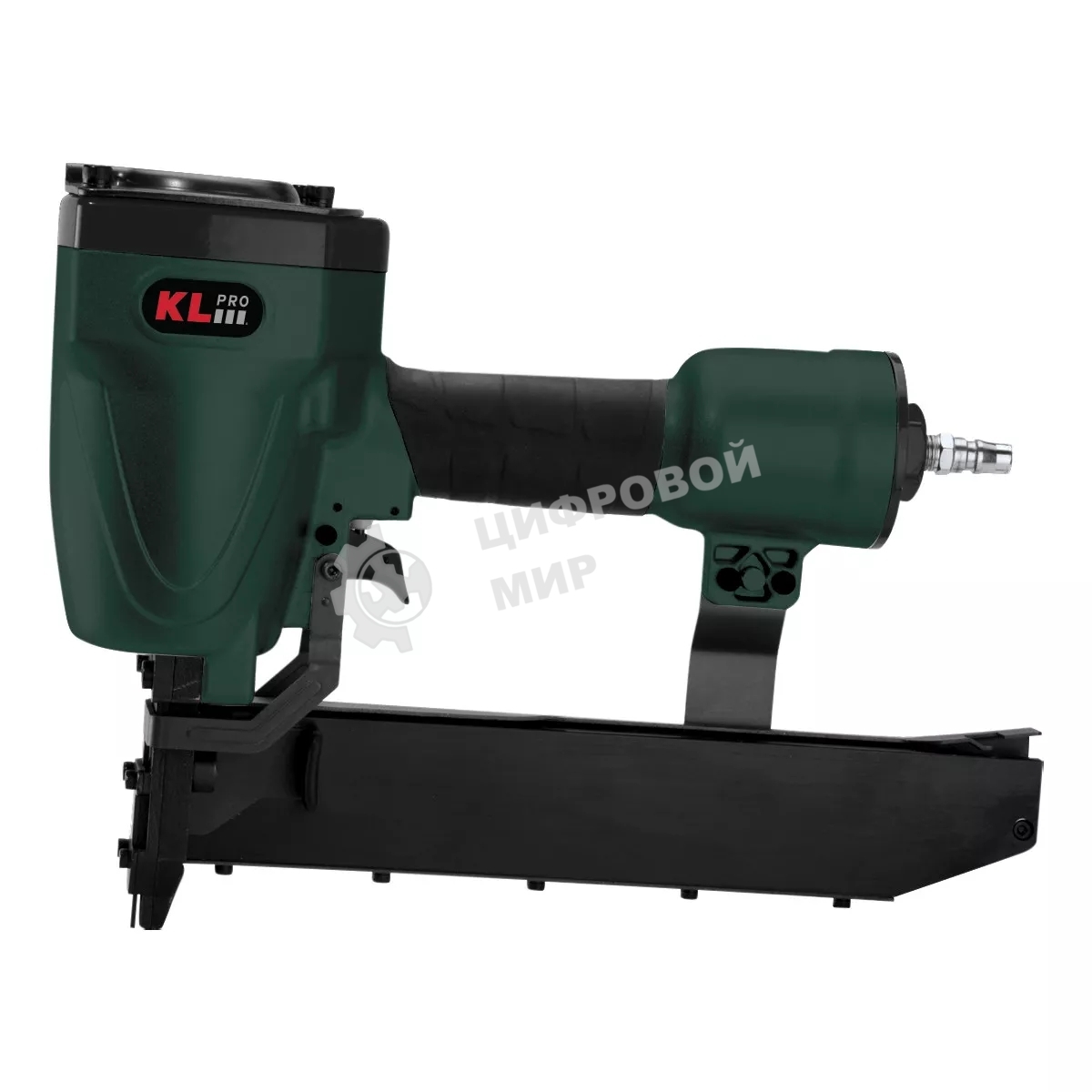 Профессиональный пневматический степлер Klpro KLZT851N (18-51мм, шир скобы 10,8мм, емкость 80шт, сумка)