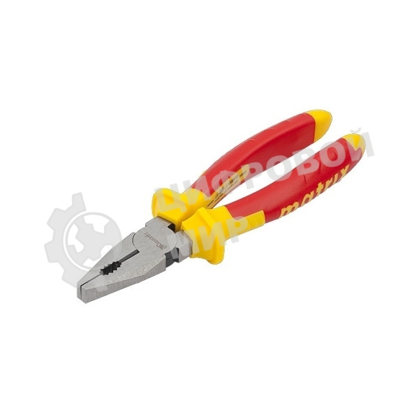 Плоскогубцы комбинированные Matrix Insulated 200 мм, двухкомпонентные рукоятки