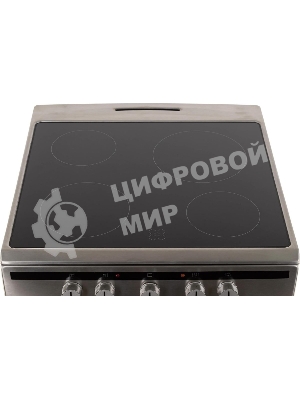 Плита электрическая Hansa FCCX64000 серебристый, конфорок 4 шт, духовка 69 л, 60 см x 85 см x 60 см