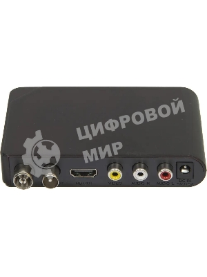 Приставка для цифрового ТВ Hyundai H-DVB200 черный, DVB-T2, DVB-T, DVB-C, HDMI, USB 2.0