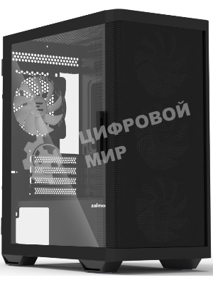 Компьютерный корпус ZALMAN M4, MATX, черный, WINDOW, 1xCombo (3.5'' or 2.5''), 1x3.5