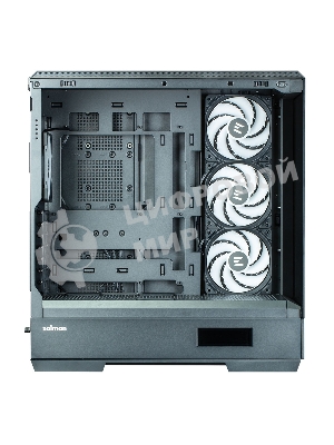 Компьютерный корпус ZALMAN P50 DS, ATX, черный, WINDOW, 2x3.5