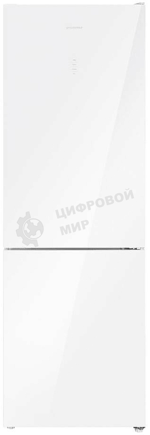 Холодильник Maunfeld MFF185NFW Inverter белый двухкамерный 240/100 л морозилка снизу, No Frost
