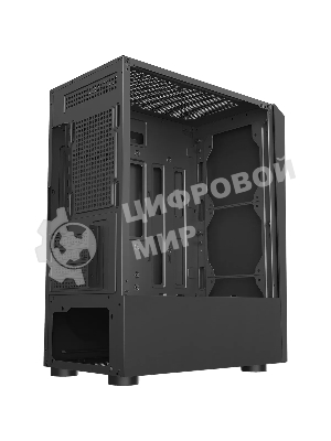 Компьютерный корпус Bloody BD-CC102F черный без БП mATX 2x120мм 2xUSB 2.0 1xUSB 3.0 audio bott PSU