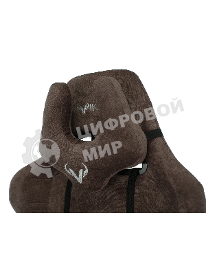 Кресло Бюрократ VIKING KNIGHT LT10 FABRIC коричневый, ткань, 120 кг, механизм качания