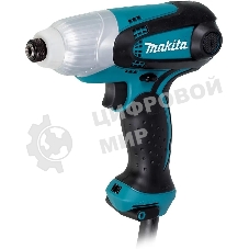 Дрель-шуруповерт Makita TD0101F, 230 Вт, 100 Нм, щеточный, ударный