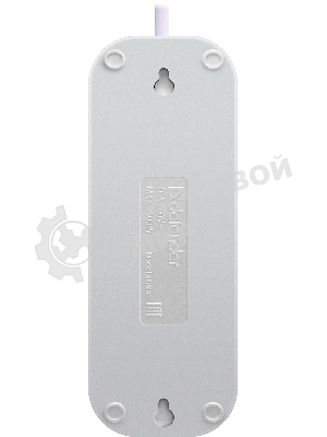 Удлинитель с заземлением Defender L330 16 А, 5 м, заземление, выключатель