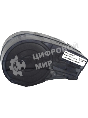 Картридж ленточный Cactus CS-M21-500499 черный шрифт, белый фон (12.7 мм, 4.9 м) для Brady BMP21-PLUS, BMP21-LAB