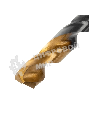 Сверло по металлу Denzel 10 мм, HSS-Tin, Golden Tip, 8 шт.