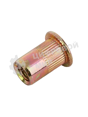 Заклепки резьбовые Denzel стальные, оцинкованные, М6, пластиковый кейс, 70 шт.