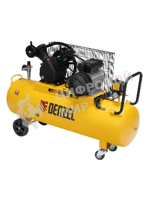 Компрессор воздушный Denzel BCV2300/100 рем. привод, 2,3 кВт, 100 л, 440 л/мин
