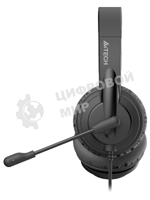 Гарнитура A4Tech HU-10 чёрный, проводная