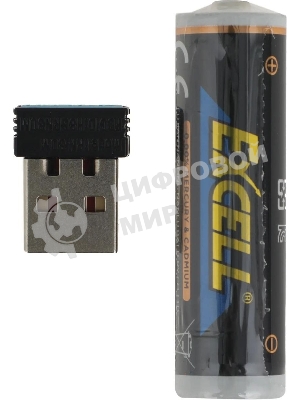 Мышь беспроводная A4Tech V-Track G3-300N черный, 1000 dpi, радиоканал, USB, кнопки - 3