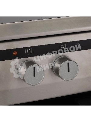 Плита электрическая Hansa FCCX64000 серебристый, конфорок 4 шт, духовка 69 л, 60 см x 85 см x 60 см