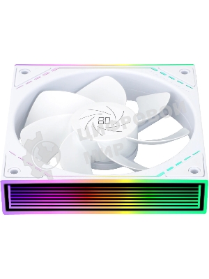 Кулер для корпуса Thermalright TL-M12RW Reverse (124x120x25mm, 4-pin PWM, ARGB, 42.6CFM, 23.2dBA, 1500RPM, White)