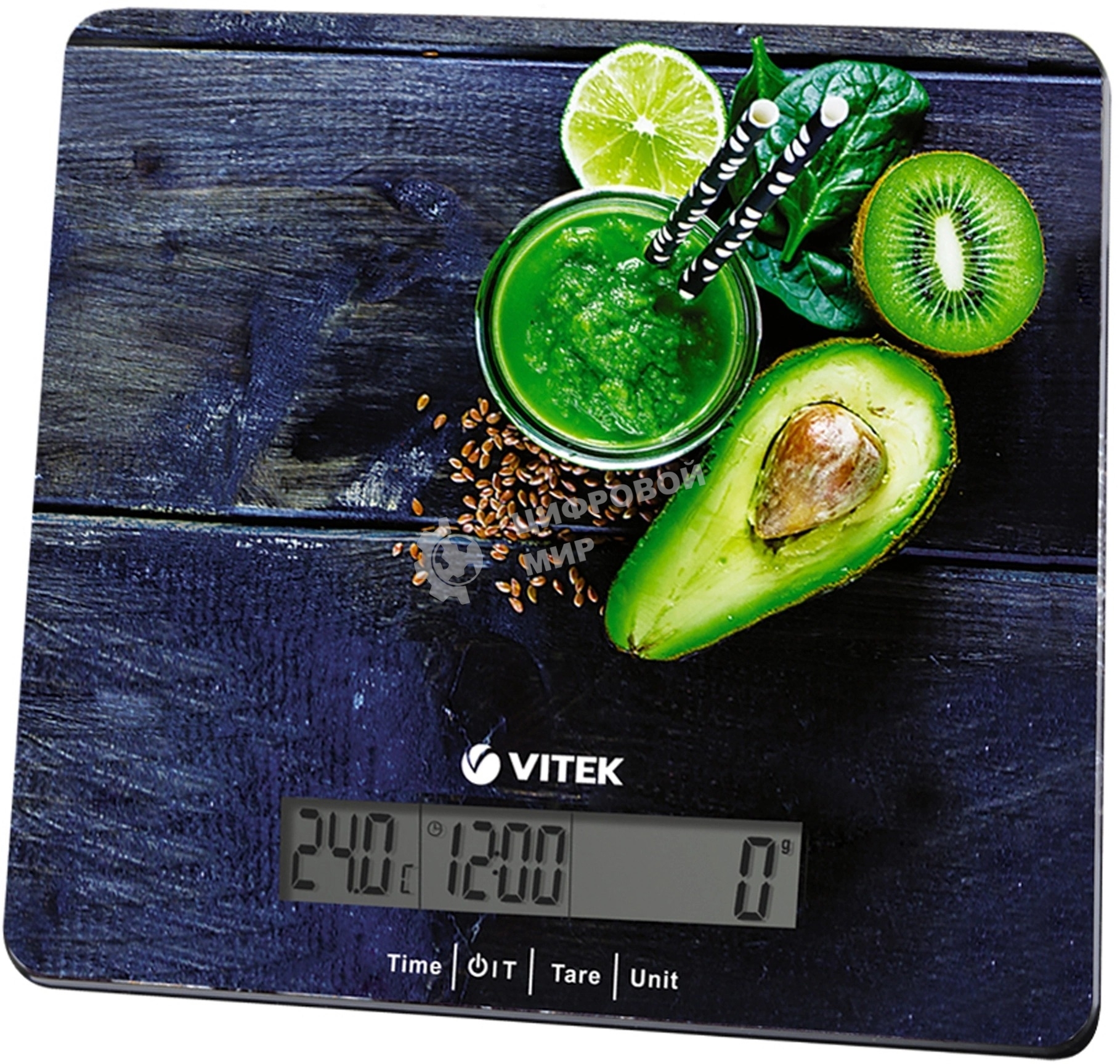 Весы кухонные электронные Vitek VT-2425 макс. вес: 5 кг, черный