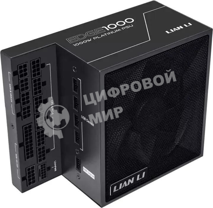 Блок питания Lian-Li ATX 1000W EDGE1000 Gen.5 80 PLUS platinum (20+4pin) APFC 120мм fan 12xSATA Cab Manag RTL