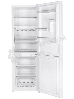 Холодильник Maunfeld MFF185NFW Inverter белый двухкамерный 240/100 л морозилка снизу, No Frost