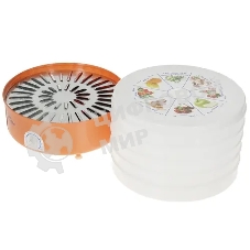 Сушилка для овощей и фруктов Ротор СШ-002-12 с 5 решетами в цветной упаковке