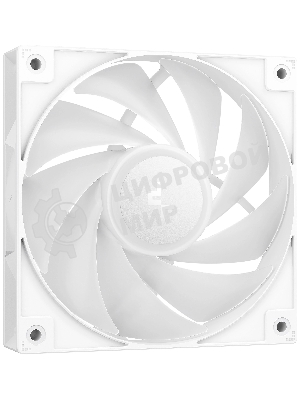 Кулер для процессора DEEPCOOL AG400 WH ARGb V2 белый 120мм алюминий+медь 2100rpm 31.6db 4-pin 220W 152мм