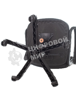 Кресло игровое Zombie GAME 17 черный, текстиль/эко.кожа, крестовина пластик