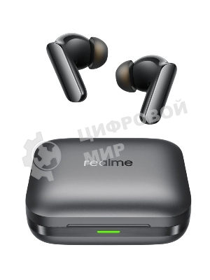 Наушники TWS Realme Buds Air 7 Pro RMA2407 черный/темно-серый, внутриканальные, Bluetooth, активное шумоподавление, до 48 ч
