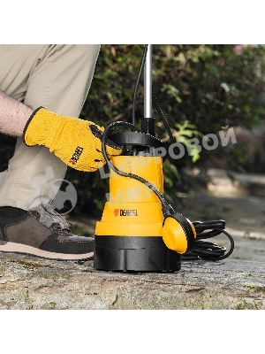 Дренажный насос для чистой воды Denzel DPB400, 400 Вт, подъем 11 м, 5500 л/ч