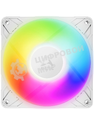 Вентилятор корпусной ARCTIC P12 Pro A-RGb (White) - 3 Pack- retail (ACFAN00326A)